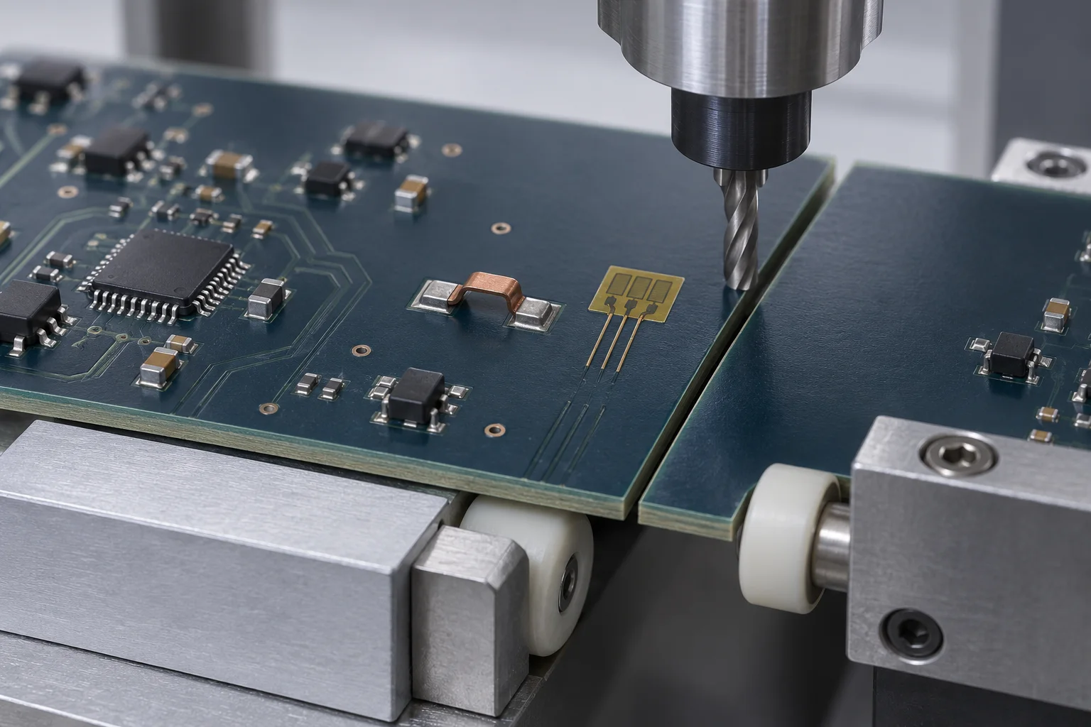 Surface Mount PCB Jumpers After Depaneling: Board Deflection vs Microstrain