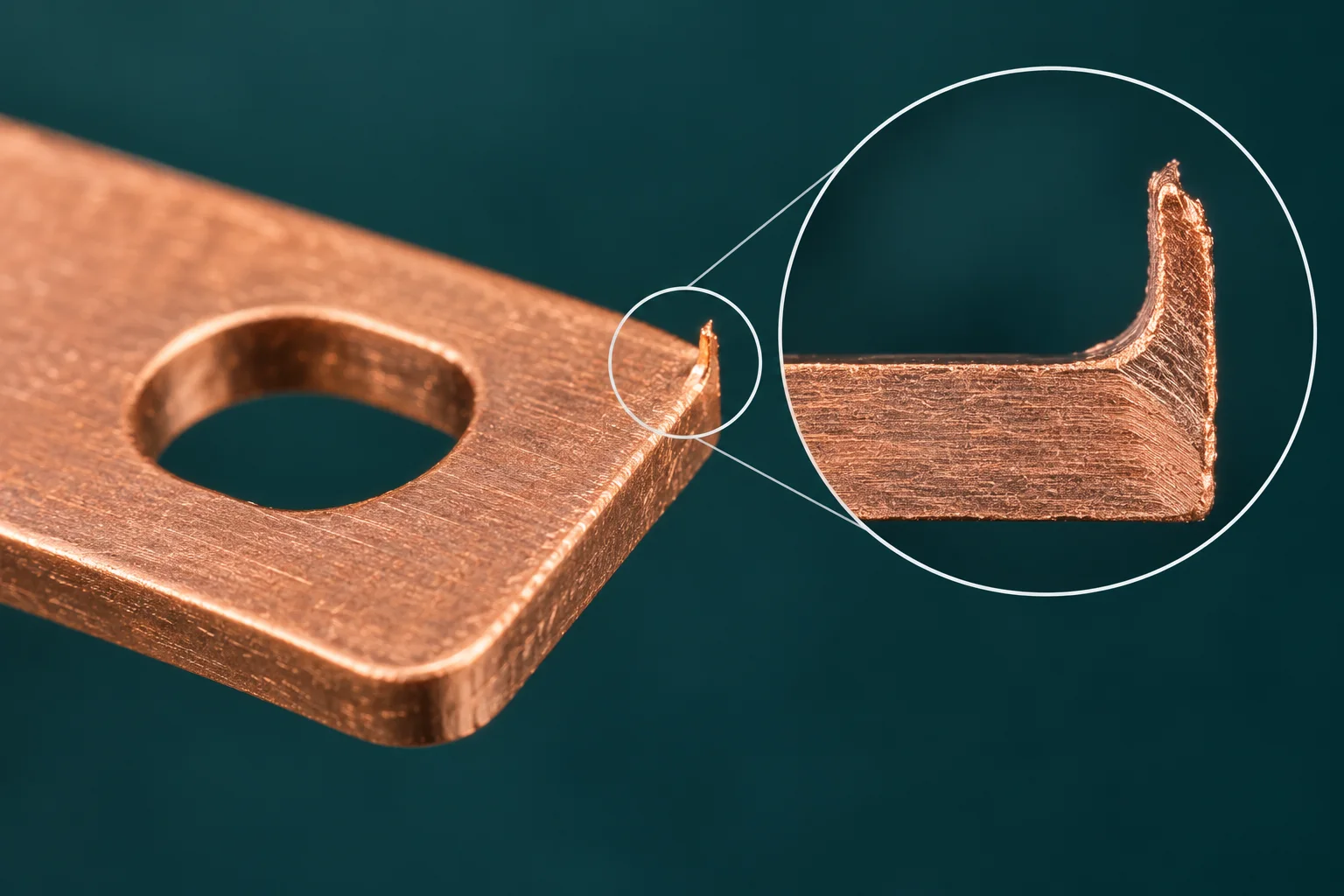 SMD Busbar Burr Inspection: Height, Base Thickness and Edge Direction