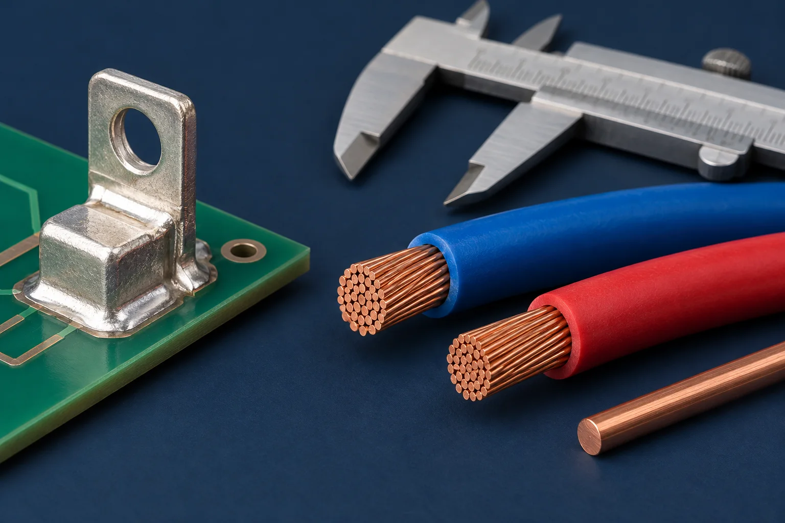 PCB Solder Terminal Wire Specifications: AWG, mm² and Cable Diameter
