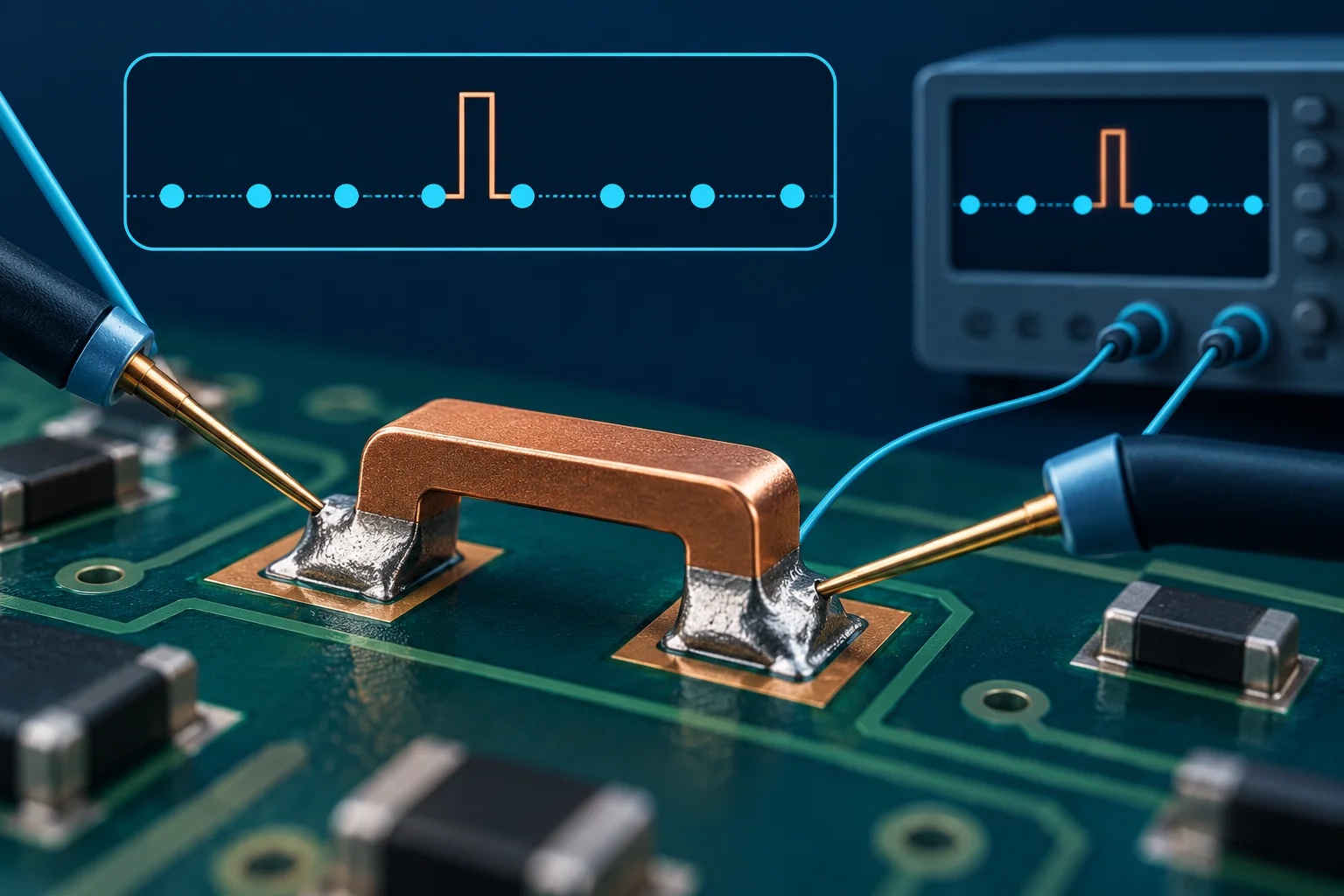 Surface Mount PCB Jumper Continuity: Detecting Intermittent Opens During Tests