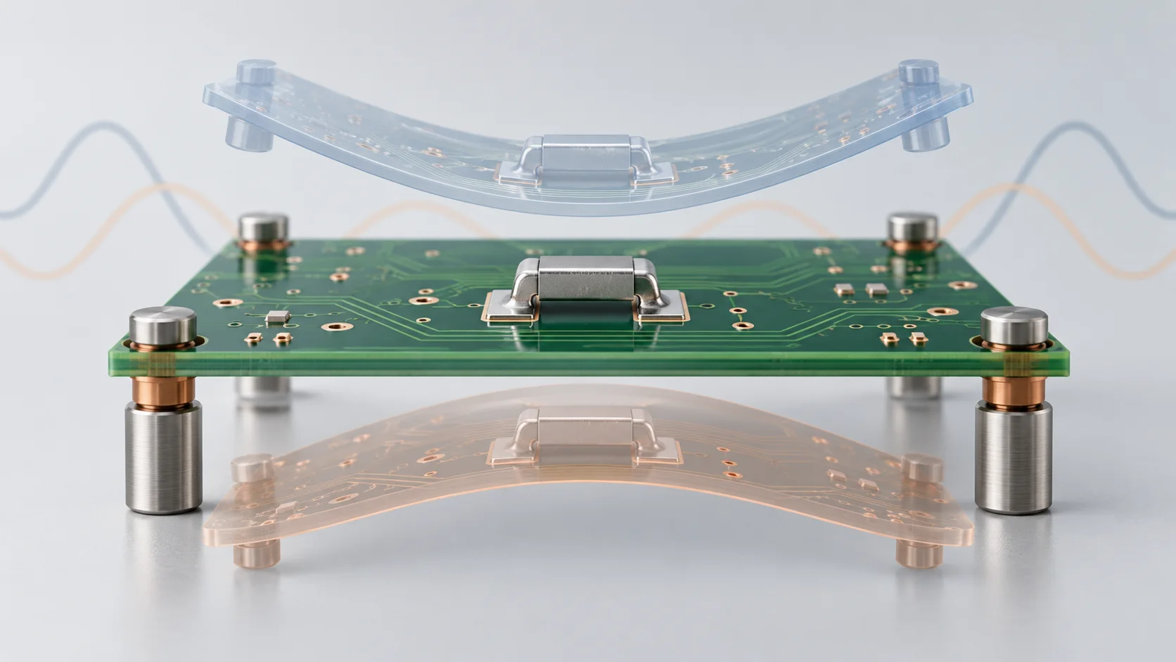 Surface Mount PCB Jumper Mode Shapes and Displacement Normalization