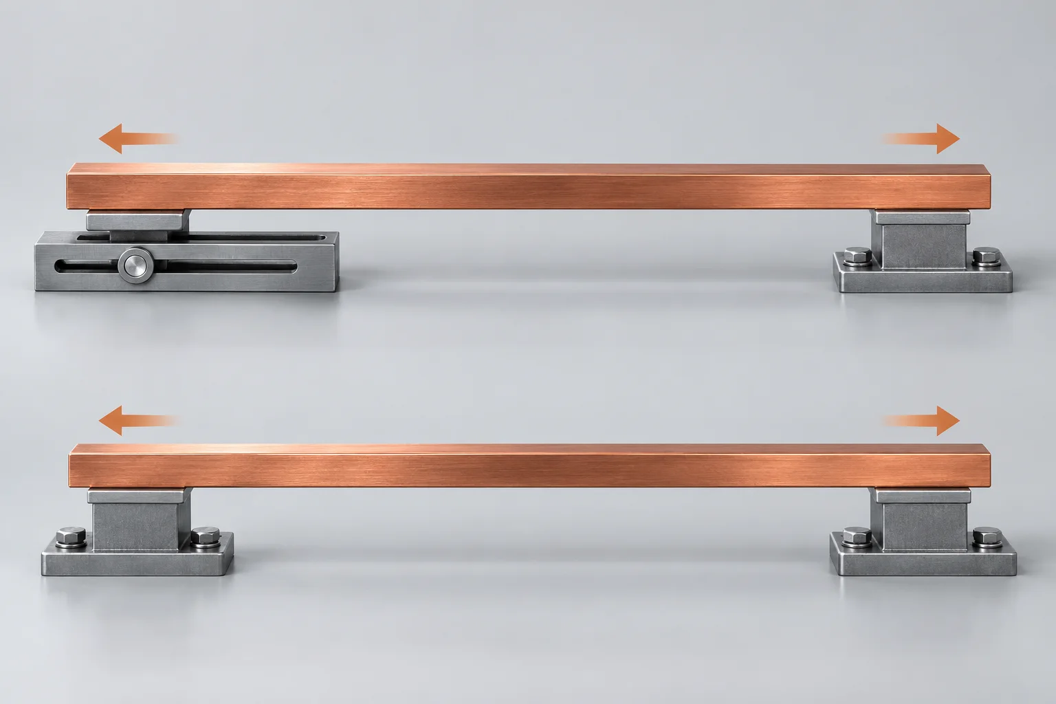 PCB Copper Busbar Thermal Expansion: Fixed and Sliding Constraints
