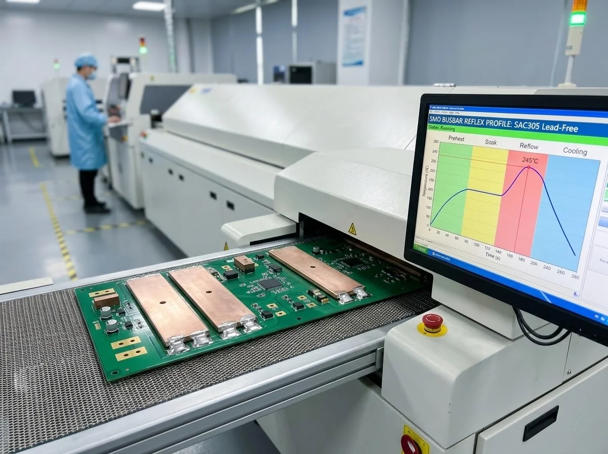 High Current SMD Busbar: Reflow Soldering Process Requirements & Temperature Profile