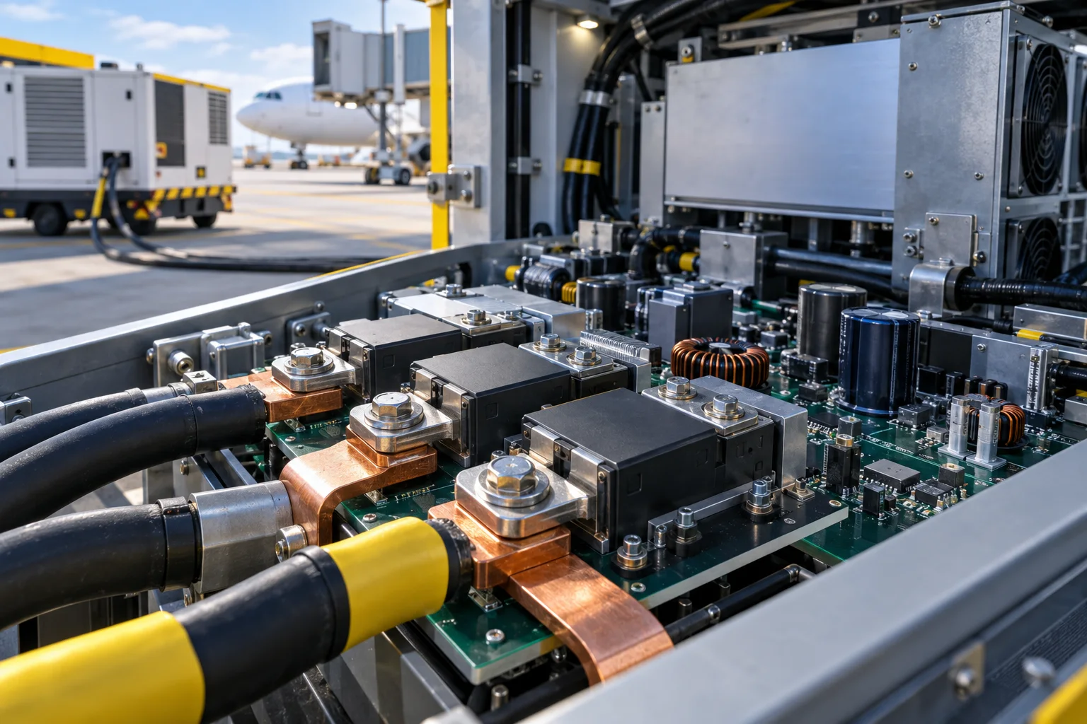 How to select PCB welding terminals for a 400Hz airport ground power unit: inrush, vibration and temperature validation