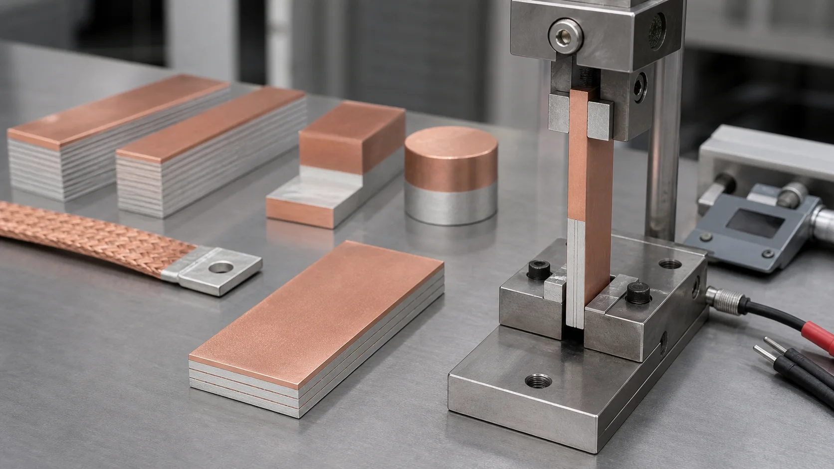 How to test copper-aluminum composite busbar peel strength: interface delamination, bending and contact resistance validation