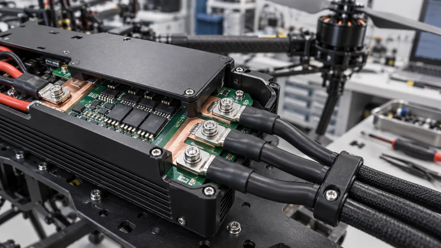 How to select a high-current PCB terminal for a drone ESC: lightweight design, three-phase output and vibration validation