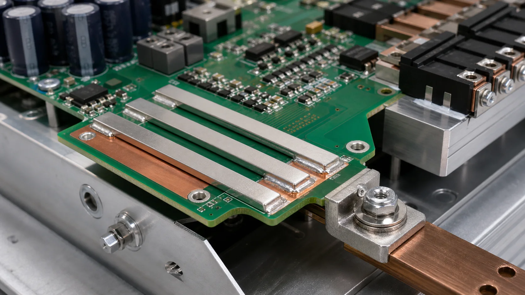 Energy storage PCS high-current PCB connection design: SMD busbars, welding terminals and temperature-rise validation