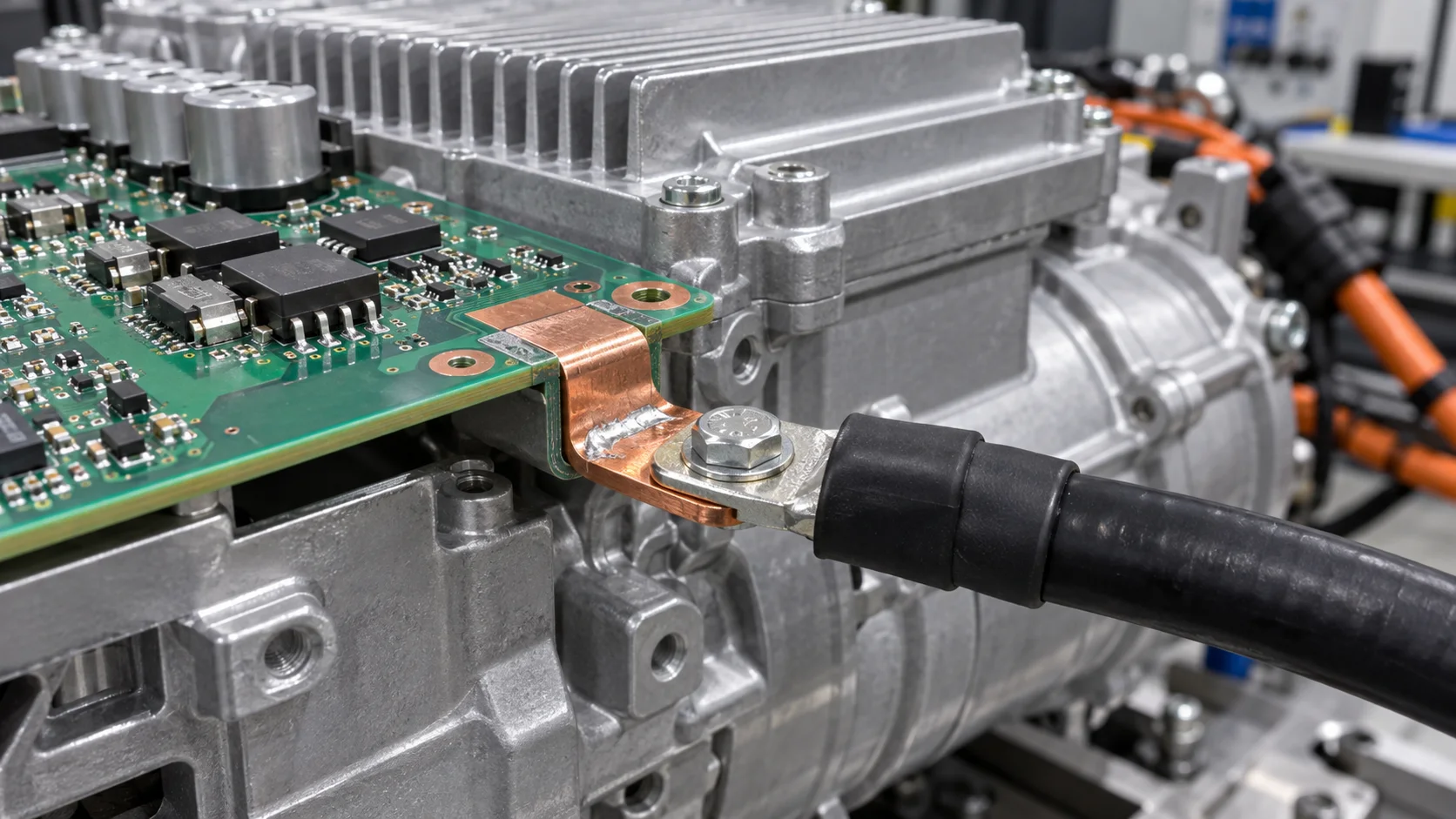 How to select a PCB terminal for an EV electric-compressor inverter: lugs, temperature rise and vibration validation