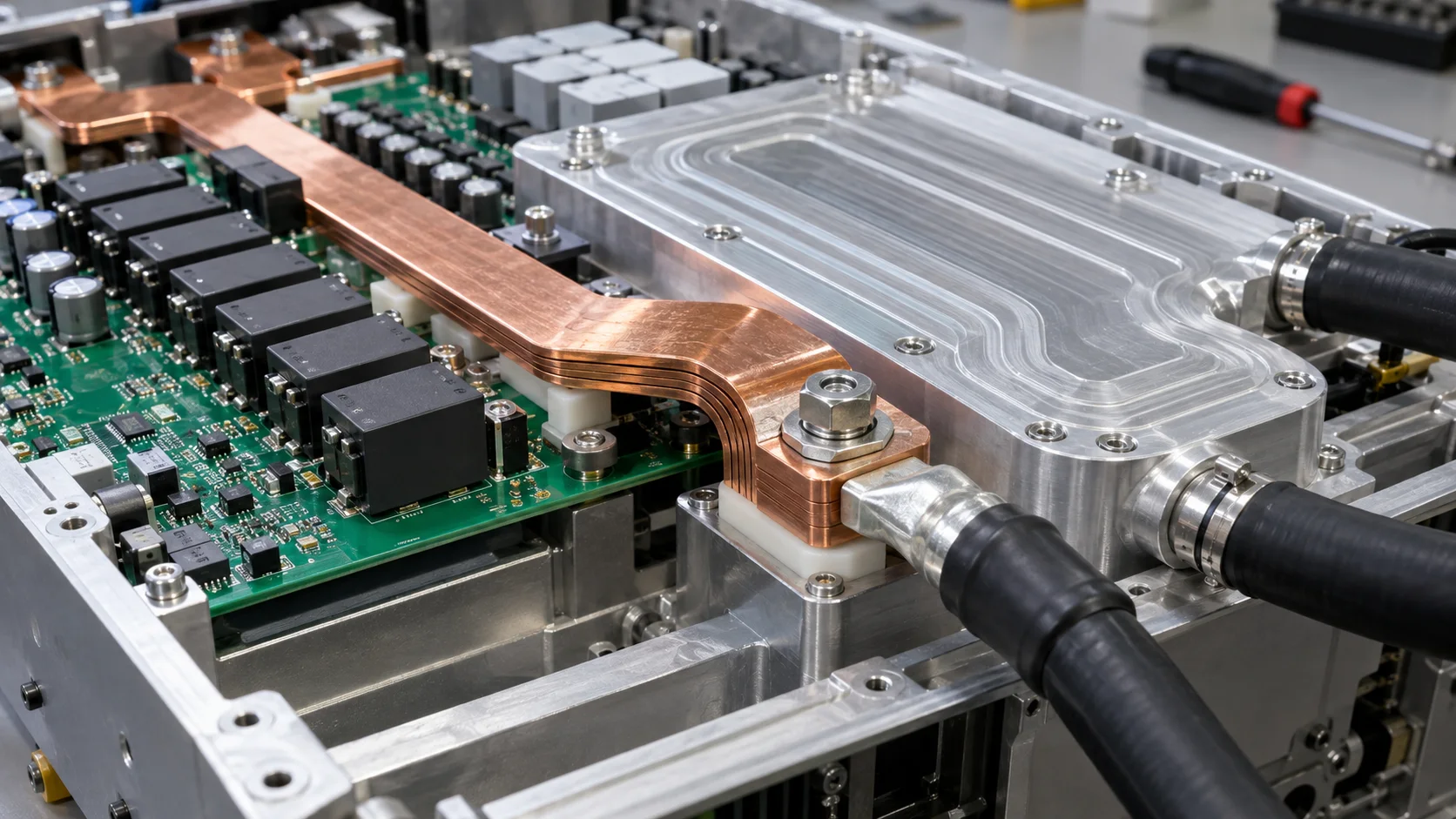 How to select a high-current PCB welding terminal for liquid-cooled EV charging modules: drop, cold-plate gradients and condensation validation