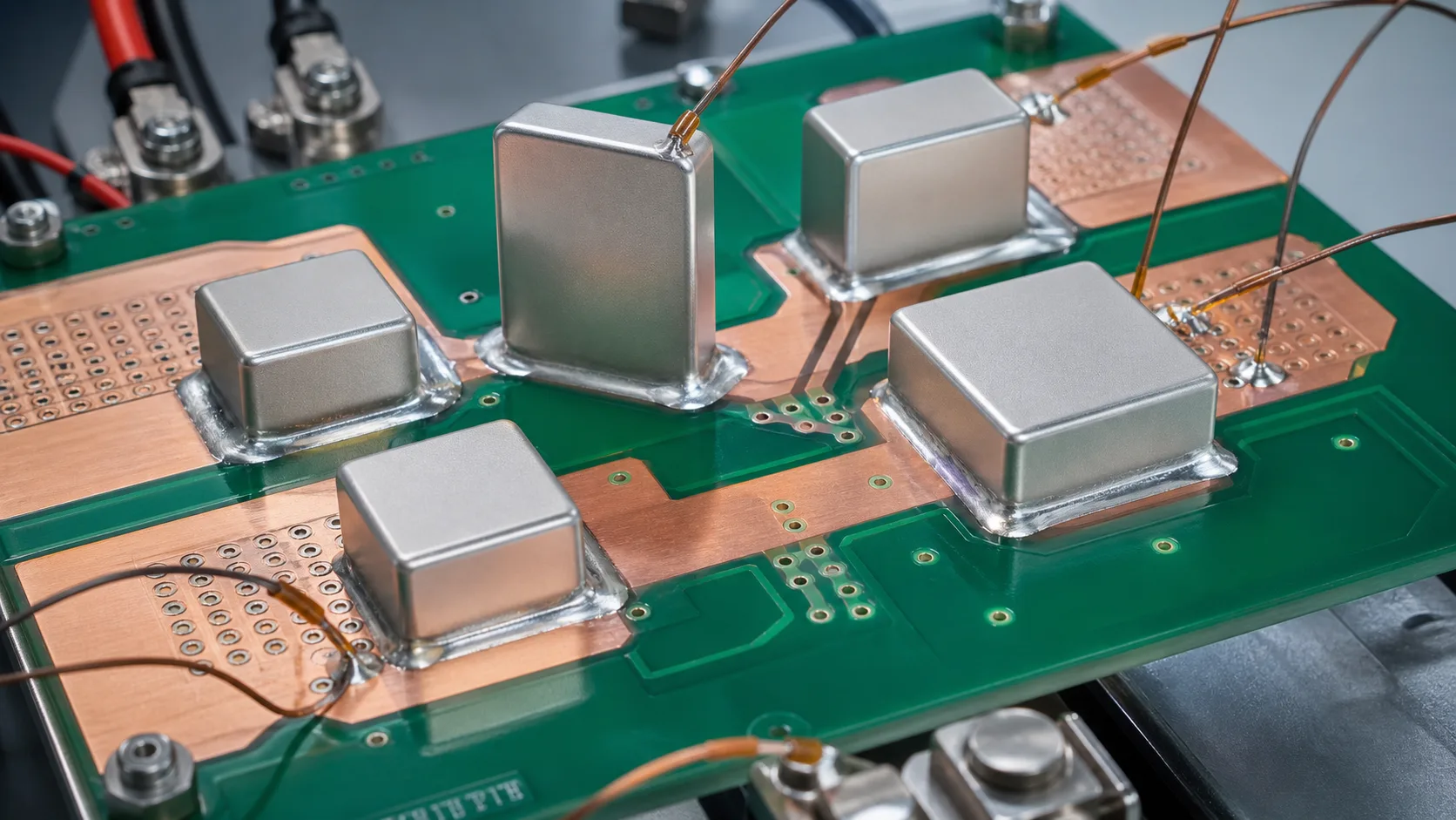 SMD busbar pad exit overheating: copper neck-down, via array and temperature-rise troubleshooting