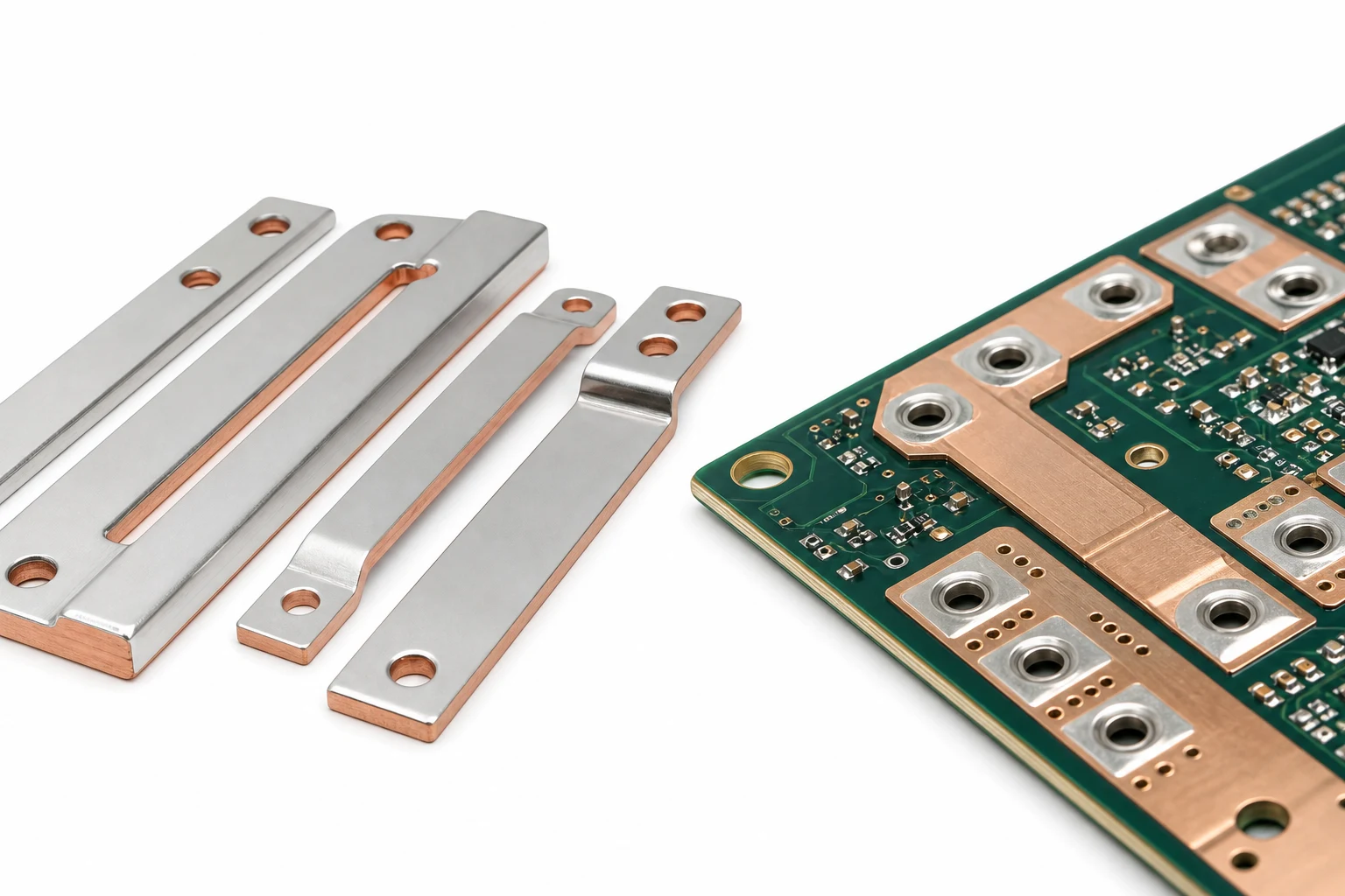 solderable copper busbar vs thick copper PCB traces Guide