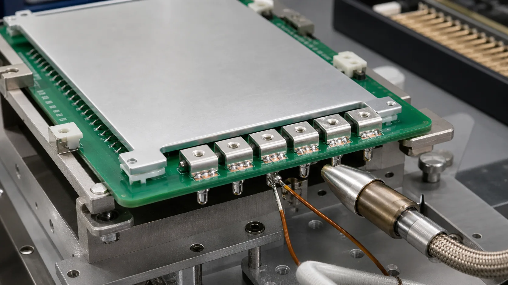 Selective soldering or wave soldering for PCB welding terminals: heat capacity, solder fill and process window