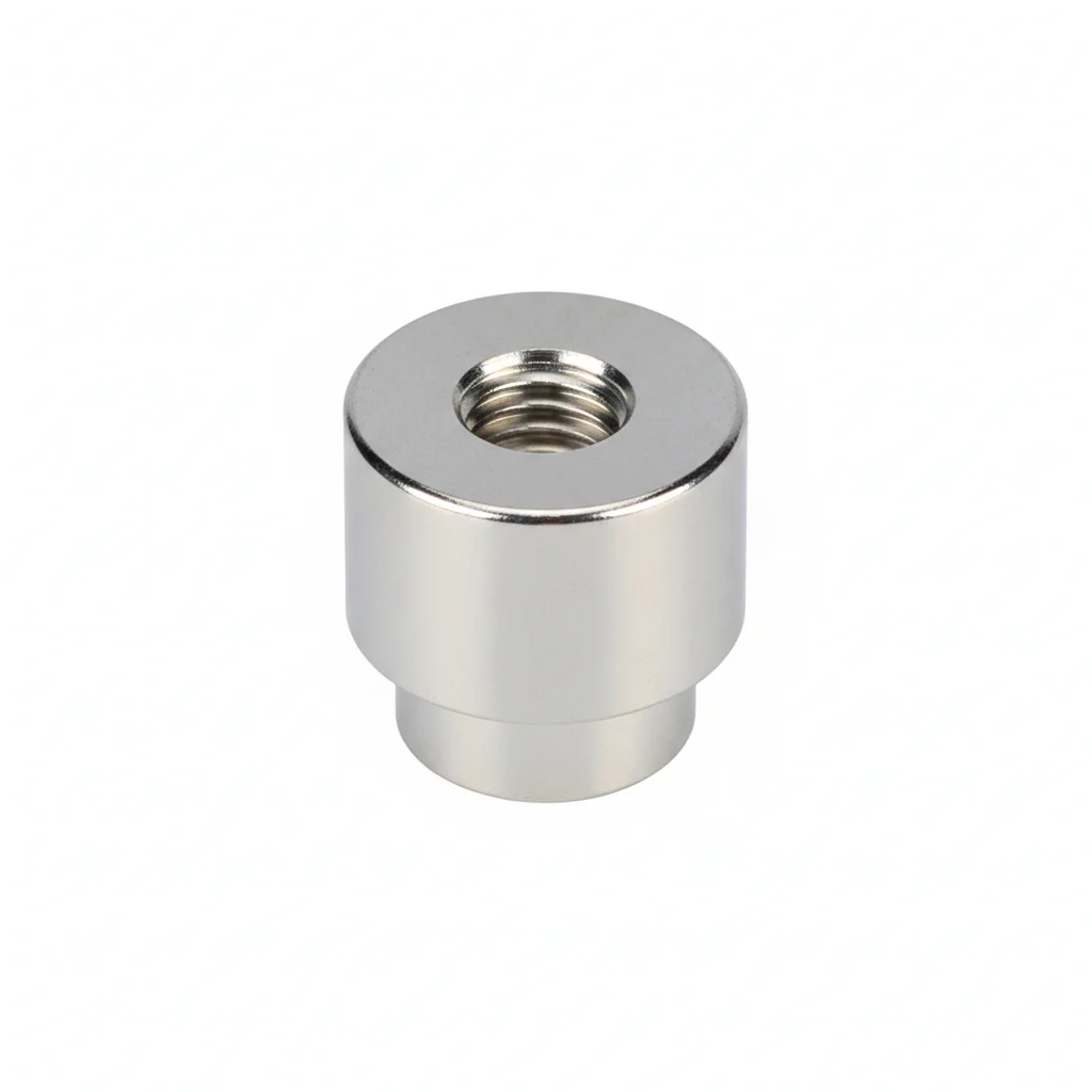 M2 OD5.56mm H5mm Brass Nickel Plated SMT Nut Tape Available HCSMT-M20-D556-L50-BNR 5.0x5.6x2.0mm Brass 镀镍