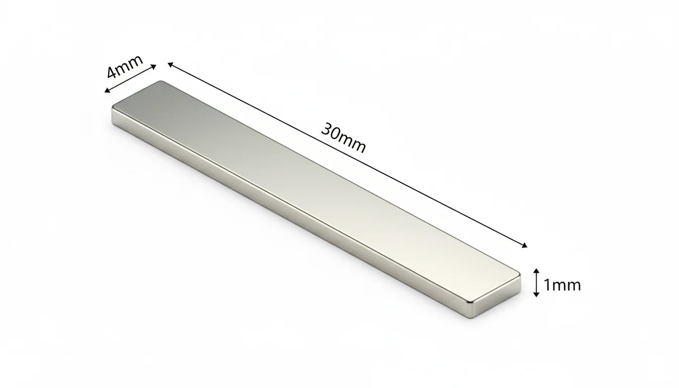 30*4*1mm Copper Nickel Plated Current Carrying Copper Strip/SMD Busbar Tape Available HCSP-3041CN-TR 30.0x4.0x1.0mm Copper 镀镍