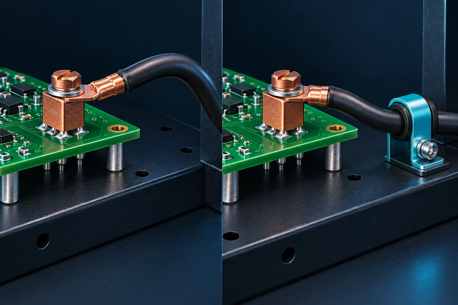 PCB焊接端子接粗线后为什么歪，线缆侧向力与弯矩怎样评审