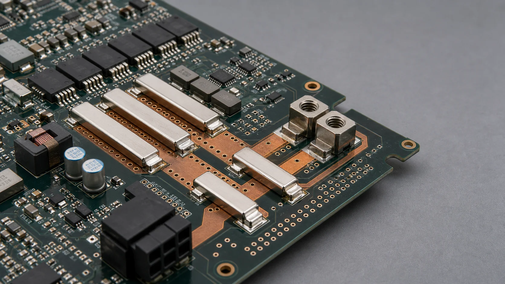 48V 服务器电源板为什么需要贴片铜条：GPU 供电、大电流路径与温升控制